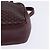Céline Borsa a Spalla in Tela Macadam CELINE Bordeaux Oro Auth BA6206 D'oro Bordò - vista 9