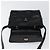 Céline Bolso de Hombro de Cuero Negro y Dorado Auth BA6127 - vista 18