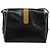 Céline Bolso de Hombro de Cuero Negro y Dorado Auth BA6127 - vista 2