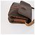Céline Borsa a tracolla CELINE C Macadam Canvas PVC Leather 3 Set Brown Gold Auth 142449 Marrone D'oro - vista 11