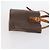 Céline Borsa a tracolla CELINE C Macadam Canvas PVC Leather 3 Set Brown Gold Auth 142449 Marrone D'oro - vista 18