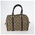 Céline Borsa a tracolla CELINE C Macadam Canvas PVC Leather 3 Set Brown Gold Auth 142449 Marrone D'oro - vista 3