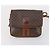 Céline Borsa a tracolla CELINE C Macadam Canvas PVC Leather 3 Set Brown Gold Auth 142449 Marrone D'oro - vista 9