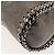 Autre Marque Sac à épaule Stella McCartney Chain Fabera en daim gris argent authentique BA6056 Marron Argenté - vue 10