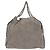 Autre Marque Sac à épaule Stella McCartney Chain Fabera en daim gris argent authentique BA6056 Marron Argenté - vue 13
