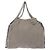 Autre Marque Sac à épaule Stella McCartney Chain Fabera en daim gris argent authentique BA6056 Marron Argenté - vue 2