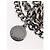 Autre Marque Sac à épaule Stella McCartney Chain Fabera en daim gris argent authentique BA6056 Marron Argenté - vue 9
