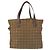 CHANEL Nuova Borsa Tote da Viaggio Nylon Khaki CC Auth 143817 Cachi - vista 13