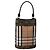 Burberry Nova Check Tote Bag Canvas Beige Gold Auth 143198 Golden