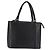 Borsa a mano in pelle nera e argento autentica BURBERRY am9355 Nero