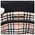 Borsa a mano in pelle nera e argento autentica BURBERRY am9355 Nero - vista 11