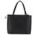 Borsa a mano in pelle nera e argento autentica BURBERRY am9355 Nero - vista 2