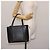 Borsa a mano in pelle nera e argento autentica BURBERRY am9355 Nero - vista 20