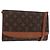LOUIS VUITTON Borsa a Spalla Monogram Bordeaux 24 M51798 LV Auth BA6495 Monogramma