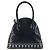 Borsa a mano in pelle Y Motif SAINT LAURENT 2 in 1 Blu Navy Oro Auth sw1605 - vista 13