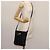 Borsa a Spalla Vala in Nylon Smaltato Nero Auth BA6793 di Salvatore Ferragamo - vista 23