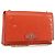 Borsa a Spalla Chain Vala Smalto Arancione Oro Auth BA6593 di Salvatore Ferragamo