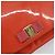 Borsa a Spalla Chain Vala Smalto Arancione Oro Auth BA6593 di Salvatore Ferragamo - vista 17
