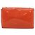 Borsa a Spalla Chain Vala Smalto Arancione Oro Auth BA6593 di Salvatore Ferragamo - vista 2
