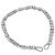 LOUIS VUITTON Cintura a Spalla in Catena Metallo 23,2"" Argento LV Auth 150646