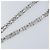 LOUIS VUITTON Cintura a Spalla in Catena Metallo 23,2"" Argento LV Auth 150646 - vista 8