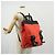 Zaino LOEWE in tela nera e rossa Auth bs30603 Nero Rosso - vista 26