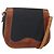 Borsa a Spalla Christian Dior in Nylon Pelle Nera Marrone Oro Auth ep11933 Nero D'oro