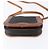 Borsa a Spalla Christian Dior in Nylon Pelle Nera Marrone Oro Auth ep11933 Nero D'oro - vista 5