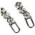 LOUIS VUITTON Cintura a Spalla in Catena Metallica 25,6"" Argento LV Auth 150643M - vista 2