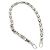 LOUIS VUITTON Cintura a Spalla in Catena Metallica 25,6"" Argento LV Auth 150643M - vista 8