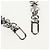 LOUIS VUITTON Cintura a Spalla in Catena Metallica 25,6"" Argento LV Auth 150643M - vista 9