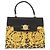 Borsa a mano Gianni Versace in pelle PVC gialla e nera Auth BA7502 Nero Giallo - vista 13