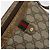 Borsa Gucci GG Supreme Web Sherry Line in PVC beige e oro 904 02 070 Auth 152352 D'oro - vista 18