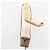 Borsa Gucci GG Supreme Web Sherry Line in PVC beige e oro 904 02 070 Auth 152352 D'oro - vista 22