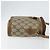Borsa Gucci GG Supreme Web Sherry Line in PVC beige e oro 904 02 070 Auth 152352 D'oro - vista 3