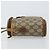 Borsa Gucci GG Supreme Web Sherry Line in PVC beige e oro 904 02 070 Auth 152352 D'oro - vista 4