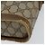 Borsa Gucci GG Supreme Web Sherry Line in PVC beige e oro 904 02 070 Auth 152352 D'oro - vista 9