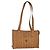 Borsa tote MCM Logogram Vicetos in pelle PVC marrone e oro Auth 150113 D'oro