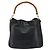 Borsa a Mano in Pelle Gucci Bamboo Nera Oro 001 0166 1638 Auth 152010 Nero D'oro - vista 13