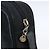 Borsa a Spalla Vala in Camoscio Blu Navy e Oro Auth BA7534 di Salvatore Ferragamo D'oro - vista 10