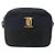 Borsa a Spalla Vala in Camoscio Blu Navy e Oro Auth BA7534 di Salvatore Ferragamo D'oro - vista 13