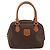 Céline Borsa a mano in tela Macadam CELINE in pelle PVC marrone oro Auth bs30599 D'oro - vista 13