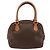 Céline Borsa a mano in tela Macadam CELINE in pelle PVC marrone oro Auth bs30599 D'oro - vista 2