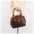 Céline Borsa a mano in tela Macadam CELINE in pelle PVC marrone oro Auth bs30599 D'oro - vista 22