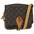LOUIS VUITTON Monogram Cartouchiere MM Schultertasche M51253 LV Auth 150378 Monogramm