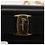 Borsa a Spalla Chain Vala in Pelle Nera e Oro Auth 147890 di Salvatore Ferragamo Nero D'oro - vista 18