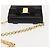 Borsa a Spalla Chain Vala in Pelle Nera e Oro Auth 147890 di Salvatore Ferragamo Nero D'oro - vista 6