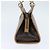 Céline Sac fourre-tout en toile Macadam CELINE en cuir PVC marron doré Auth ki6127 - vue 3