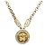 COLLANA Medusa VERSACE in metallo dorato Auth bs30845 D'oro
