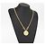 COLLANA Medusa VERSACE in metallo dorato Auth bs30845 D'oro - vista 15